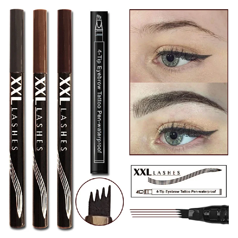 4-Tip Eyebrow Tattoo Pen