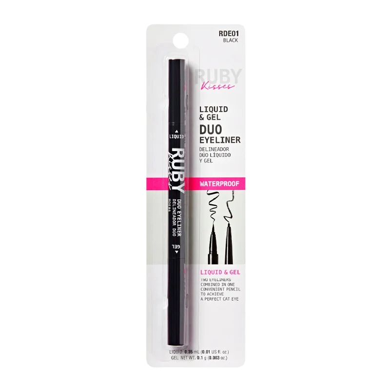 Ruby Kisses Liquid & Gel Duo Eyeliner Black