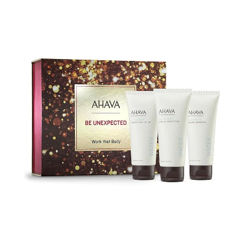 Ahava  Be Unexpected Work That Body Gift Set by Ahava for Women - 4 Piece