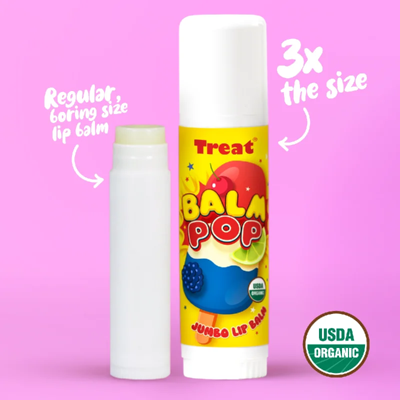 Balm Pop Jumbo Organic Lip Balm