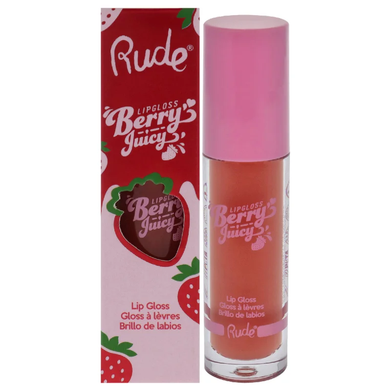 Berry Juicy Lip Gloss - 88404 Nudist by Rude Cosmetics for Women - 0.14 oz Lip Gloss