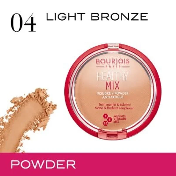 Bourjois Healthy Mix Anti Fatigue Powder - 04 Light Bronze