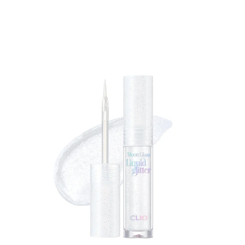 Clio Moon Glass Luquid Glitter  (Sweet Cloud) 01 Baby Snow