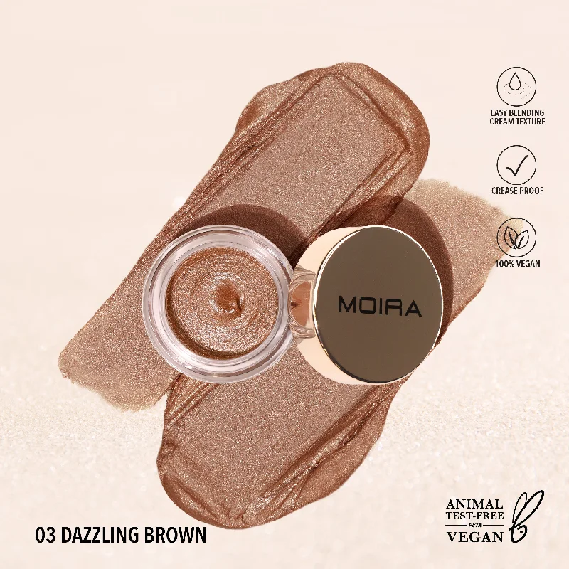 Everlust Shimmer Cream Shadow (003, Dazzling Brown)