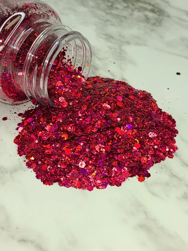 Rose Petals - General Mixed Holographic Glitter - 2oz