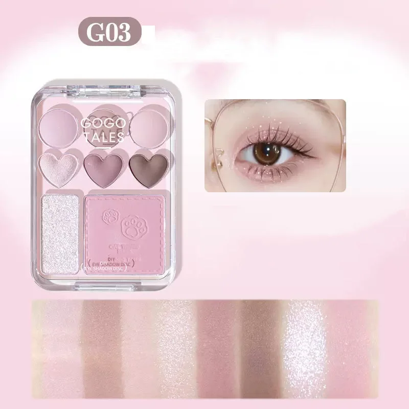 GogoTales Sticky Sweetheart Blush Eyeshadow Palette 9.5g