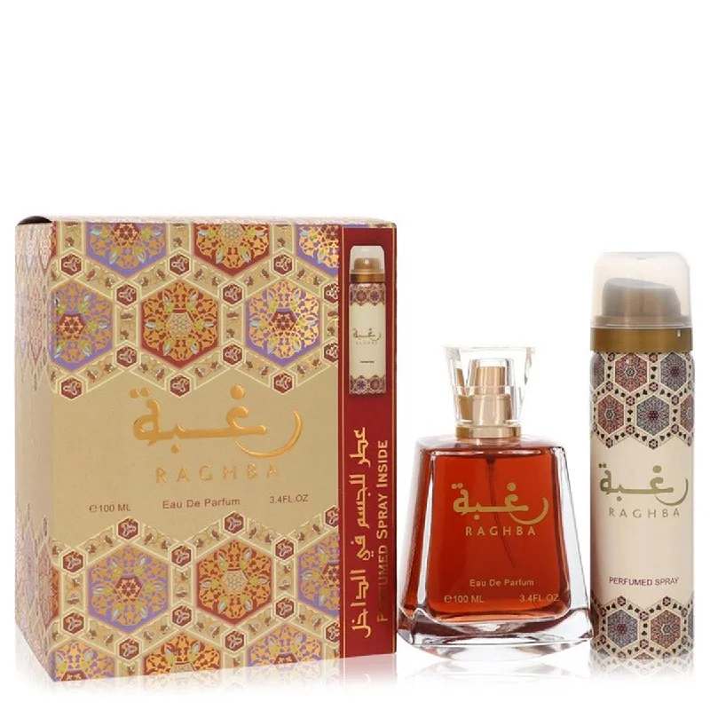 Lattafa  Raghba Gift Set for Men - 2 Piece