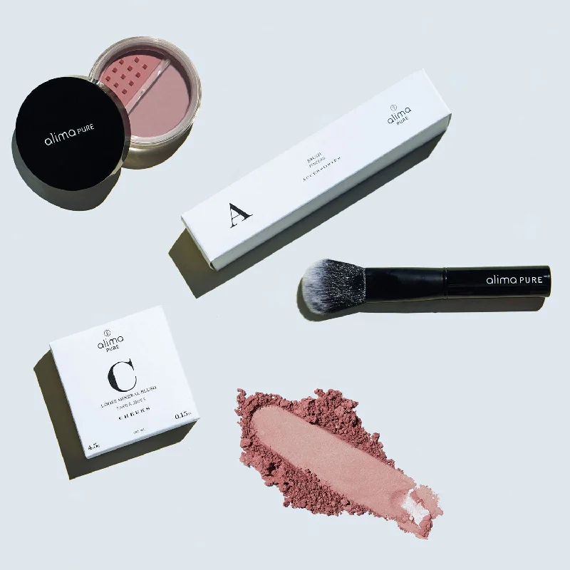 Loose Mineral Blush + Blush Brush