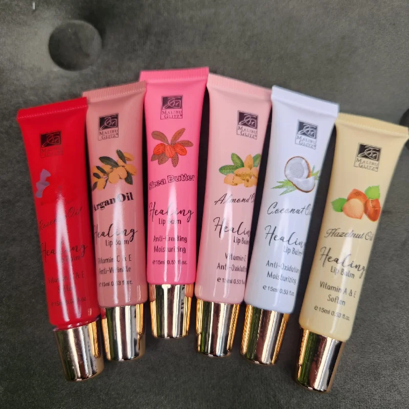 Malibu Glitz Healing Lip Balm Assorted Flavors