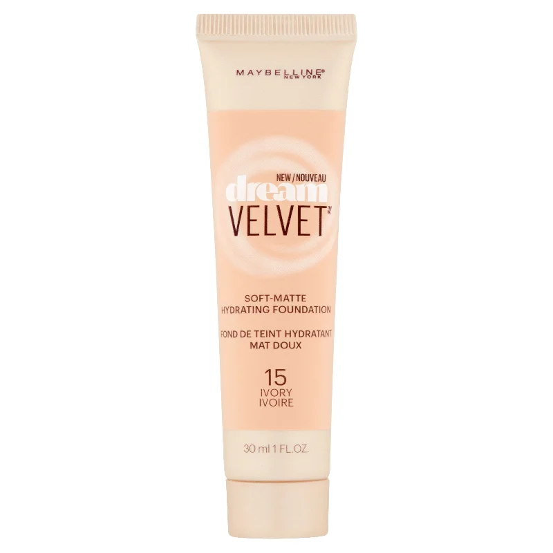 Maybelline Dream Velvet Soft Matte Hydrating Foundation - 15 Ivory