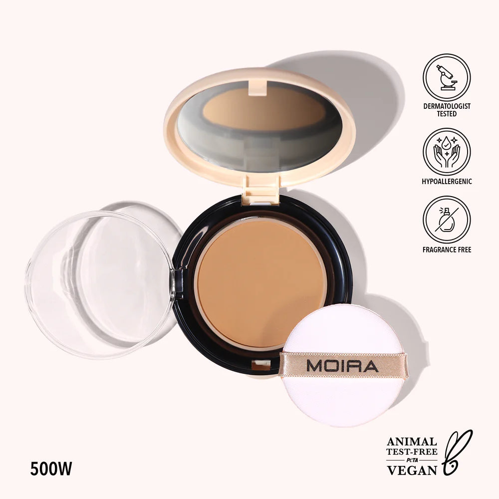 Moira Complete Wear Powder Foundation - 500W