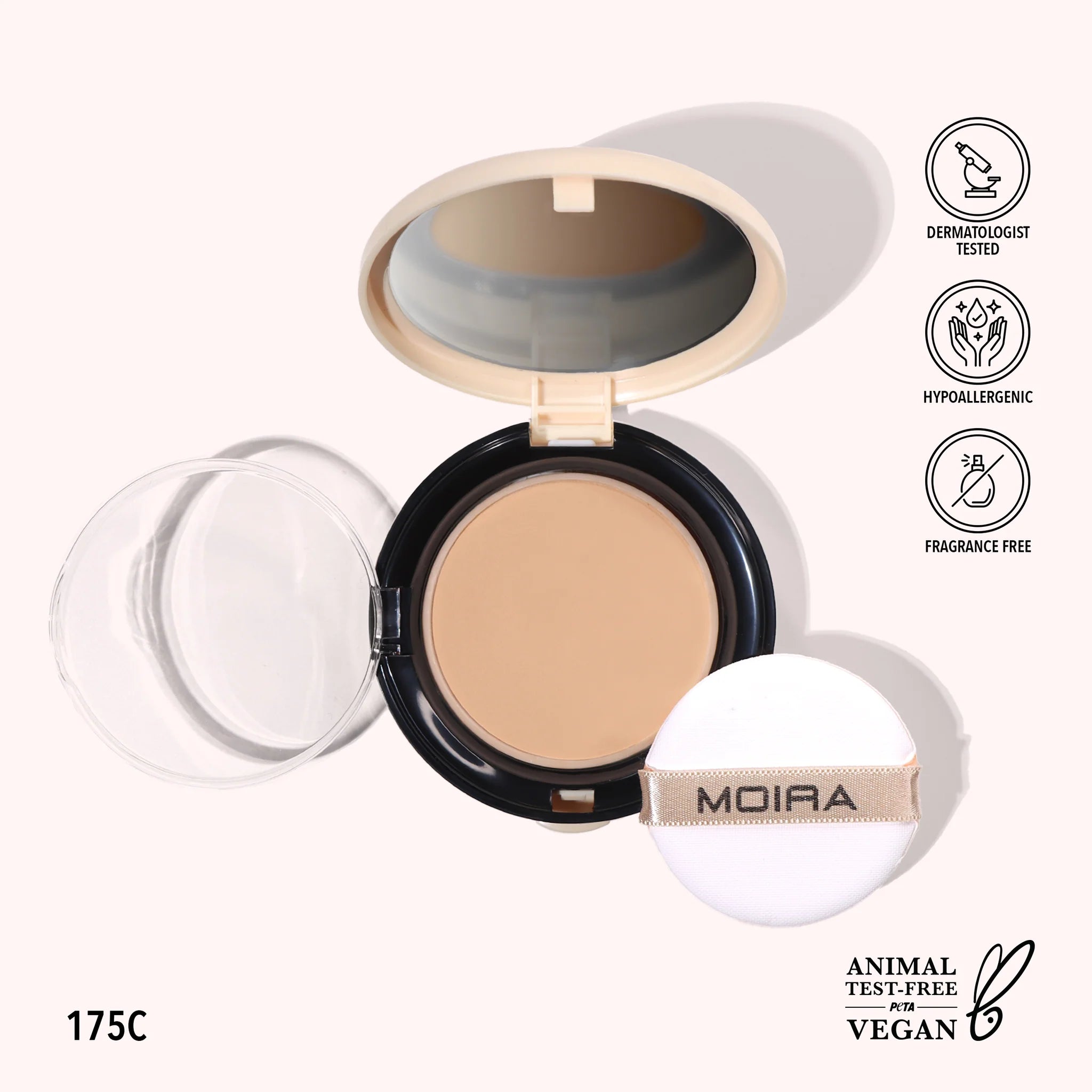 Moira Complete Wear Powder Foundation - 175C