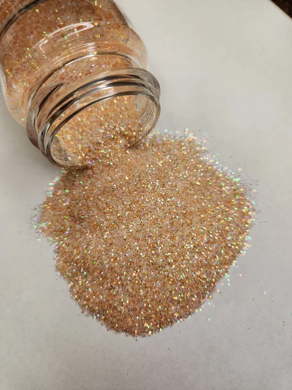 Peaches N Cream - 0.4mm Iridescent Glitter - 2oz