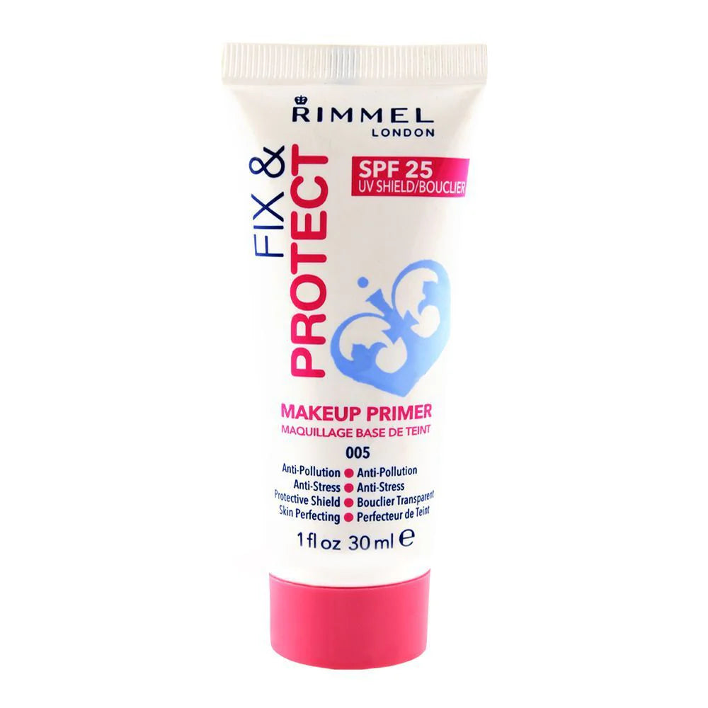 Rimmel- Fix & Protect Primer 005 Transparent SPF-25