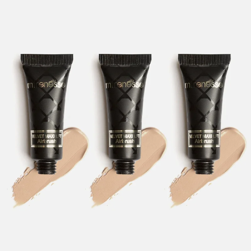 AU Skin Clone Velvet Maxi Lift Airbrush Foundation Mocha Mini Kit x 3 - 5g