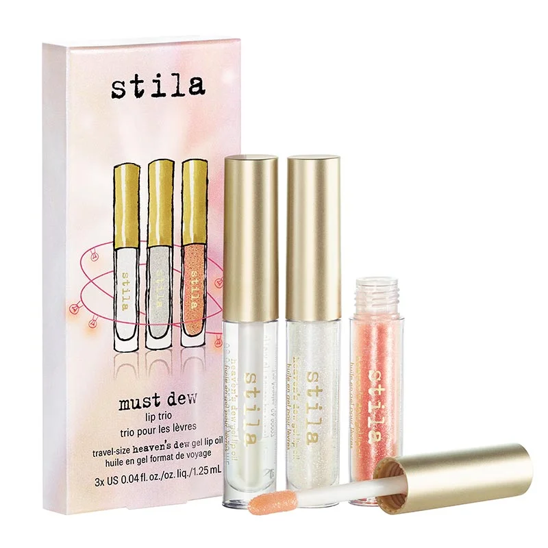 Stila Must Dew Lip Oil Trio Gift Set