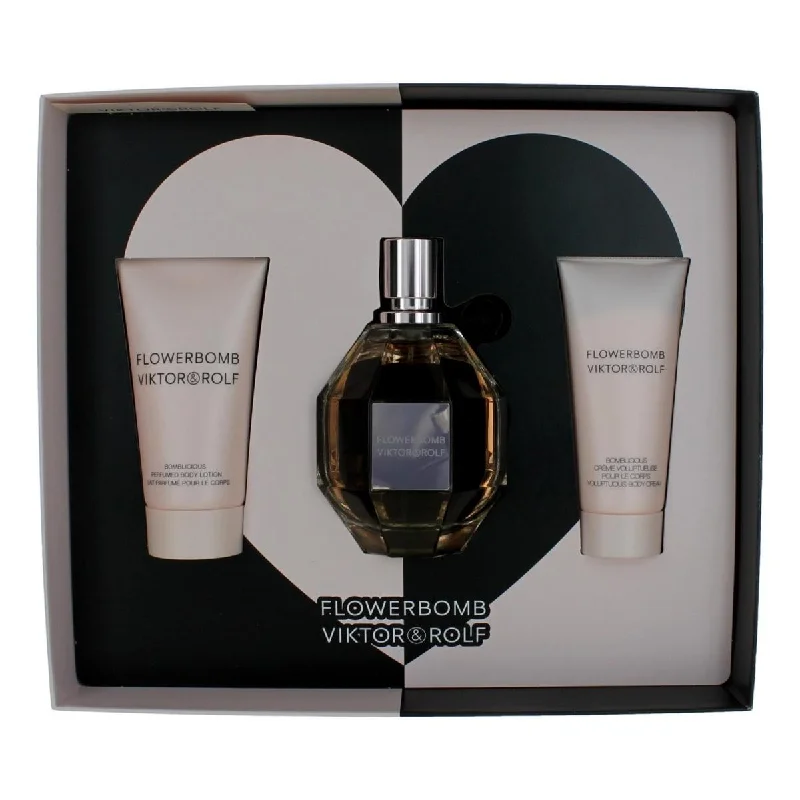 Viktor & Rolf  Flowerbomb Women Gift Set - 3 Piece