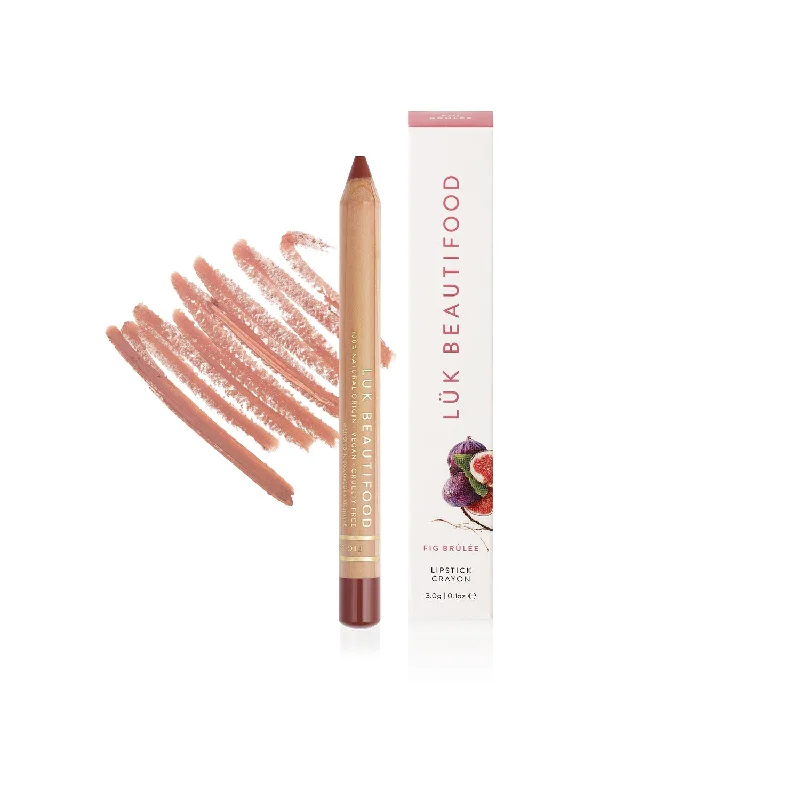 Natural Lipstick Crayon in Fig Brûlée