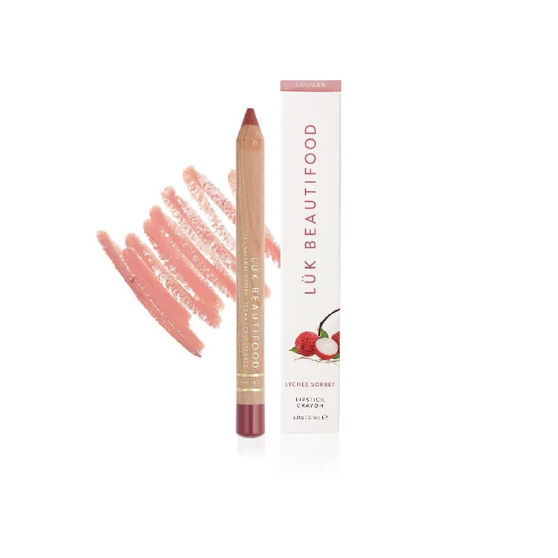 Natural Lipstick Crayon in Lychee Sorbet