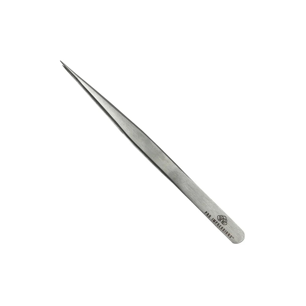 Long Straight Point Eyelash Extension Tweezer