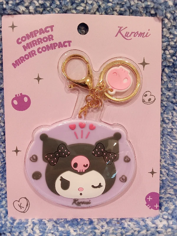 Miniso Sanrio Character Pendant Compact Mirror (Kuromi)